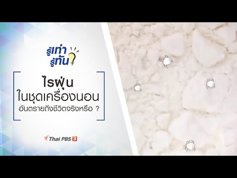 ไรฝุ่นในชุดเครื่องนอน - อาหาร อันตรายถึงชีวิตจริงหรือ ? : รู้เท่ารู้ทัน (26 มี.ค. 64)