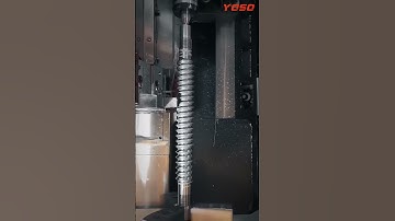 Mechanical decompression video: the beauty of industry!CNC-cut ball screw  #bearing  #thk #cnc