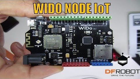 Como actualizar el firmware de Wido Node IoT,  ejemplo de uso y revisión