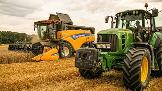 Żniwa Pszenżyta 2022! GRN Kiryczuk. New Holland CX 5.80 & John Deere 7530 Premium. Lubelskie.