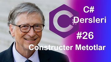 Constructer - YAPICI METOT (C# Dersleri 2019 - #26)
