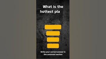 What is the Hottest Planet in our Solar System? #quiz #shorts #viral #australia #usa #trending