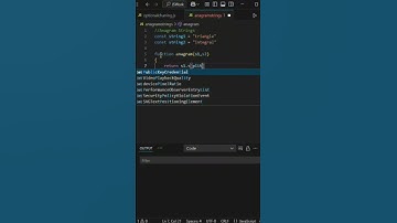 Find if two strings are Anagram or not. #javascript #anagram #script #programming #interviewquestion