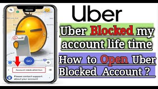 How To Open Uber Driver Blocked Account 2021 | Uber Driver How To Open a Closed Account Forever