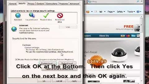 Howto - Zmodo DVR Security Systems Setting up ActiveX Controls and Plugins for Remote Viewing