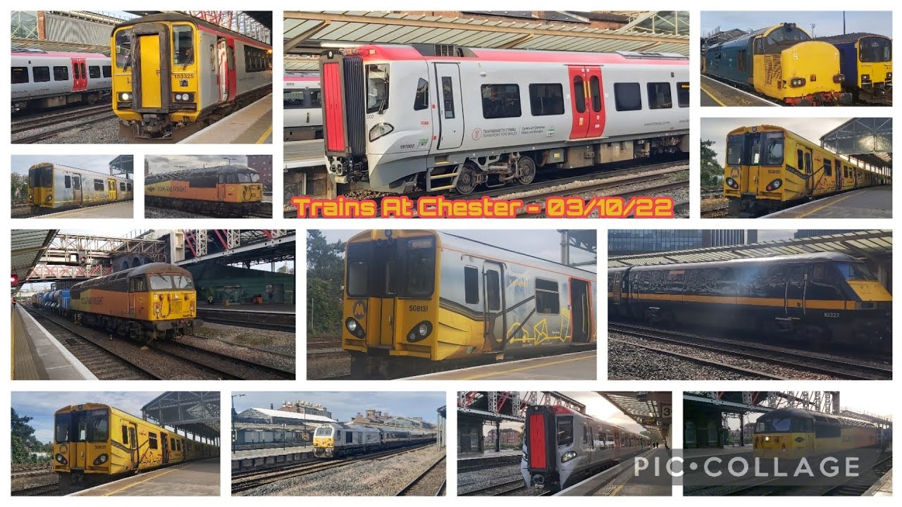 Trains At Chester - 03/10/22 - YouTube