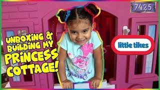 Unboxing and Building my Little Tikes Princess Cottage!