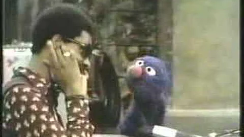 Grover and Stevie Wonder on Sesame Street, 1973