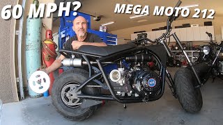 Mega Moto 212 goes 60 MPH with one simple mod?