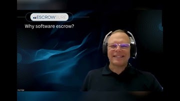 Why software Escrow Video 6 Youtube