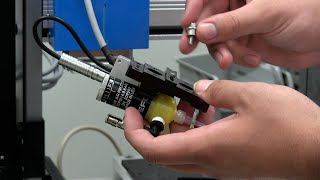 (g) – How to Install Valve and Syringe Barrel Brackets (Automated Dispensing Systems)