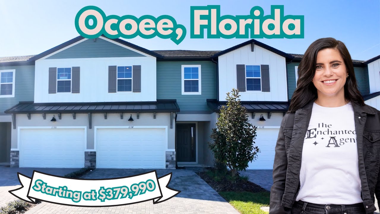 Inside Two Townhomes Near Disney World | Magnolia Reserve | Ocoee, Florida