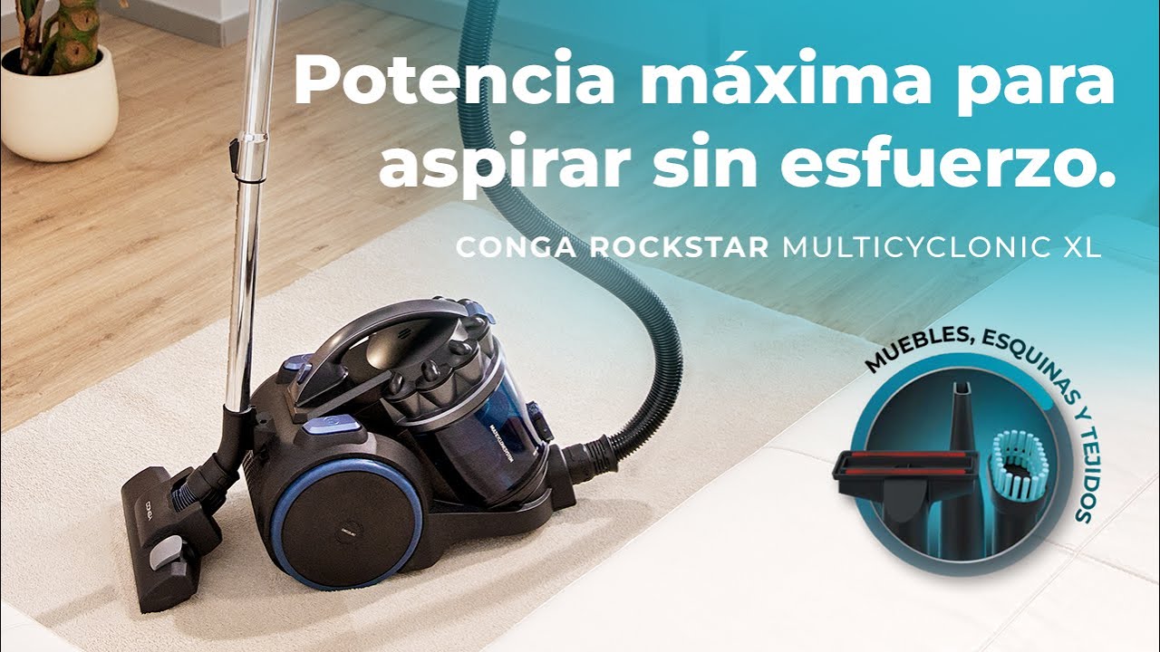 Conga Rockstar Multicyclonic Aspirador multiciclónico sin bolsas