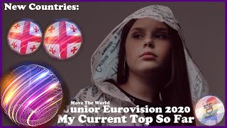 Junior Eurovision 2020 - My Top 12 - [So Far] - [Pinned Opinions]