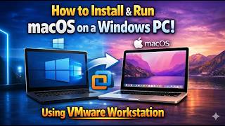 How to install macOS on a Windows PC using VMware Workstation! Easy & Free Process! Newbix Tech