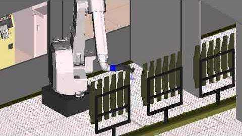NAPaint - Fanuc RoboGuide Simulation Paint Pro PaintPro - Robot Painting Light Panels