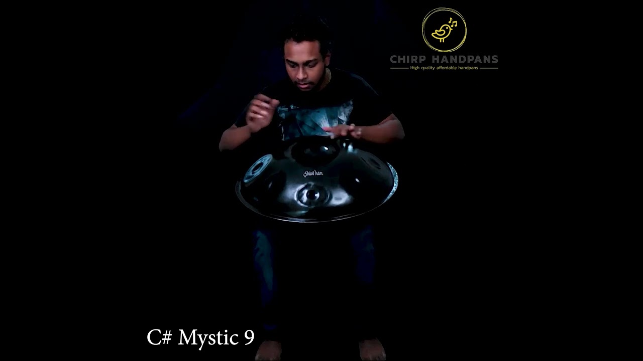 Handpan made in India by Chirp Handpans | Scale: C# Mystic Handpan | Material: Nitrided Steel