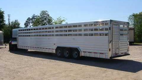 2016 FEATHERLITE 8127 STOCK CATTLE TRAILER  New Rvs - CONROE,TX - 2016-06-13