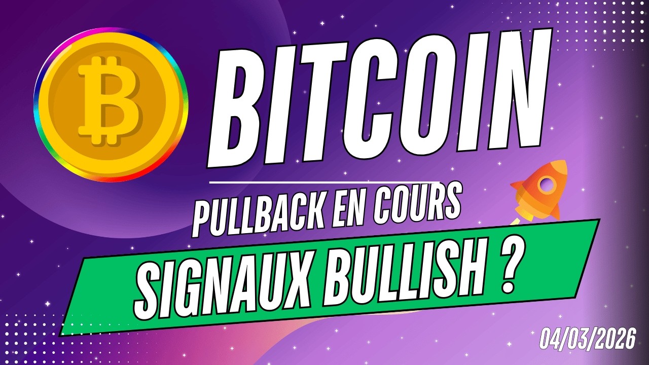 BITCOIN PULLBACK en cours 🔥 Signaux BULLISH détectés ? Analyse CRYPTO & news ✅