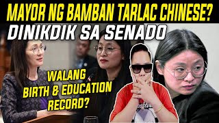 MAYOR NG BAMBAN TARLAC ISANG CHINESE? DINIKDIK SA SENADO, ASET BA SYA NG CHINA? REACTION AND COMMENT