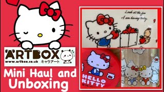 Mini Haulunboxing Hello Kitty Items From Artbox Uk