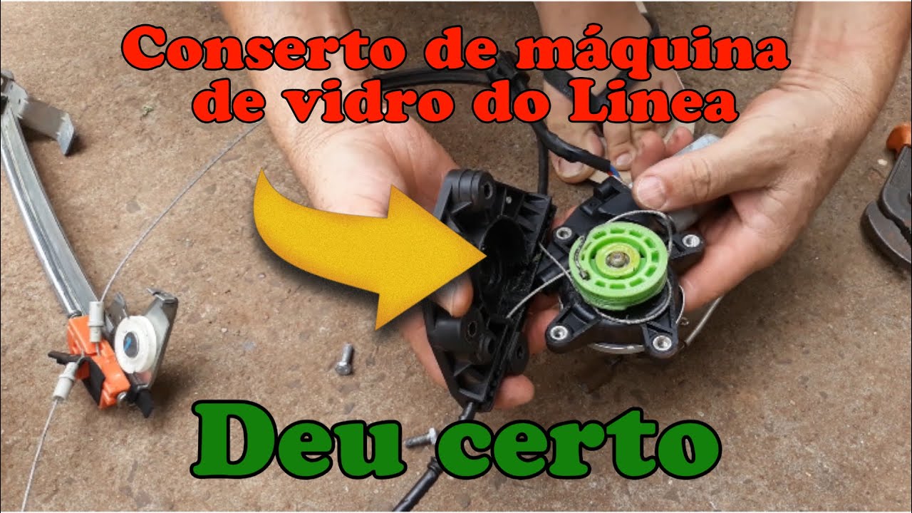 Conserto Máquina do vidro Fiat Linea.