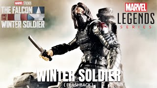 Marvel Legends The Falcon And The Winter Soldier Winter Soldier (Flashback) Action Figure Review
