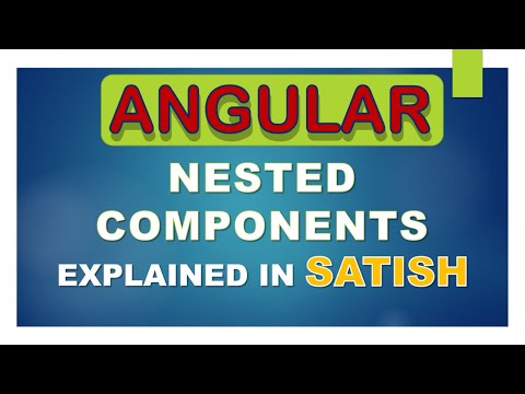 #angular Angular | How to create a nested component in Angular | How to use nested component Angular