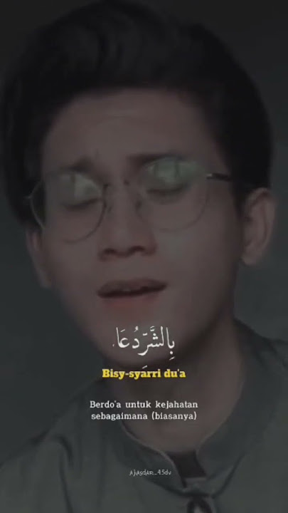 Ayat yang lagi Viral_Wa yad'ul insan_Surat Al Isra ayat 11||Qiroah Merdu||