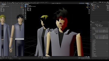 Python programming chillstream! Low poly clothing for games and and 3D printing.
