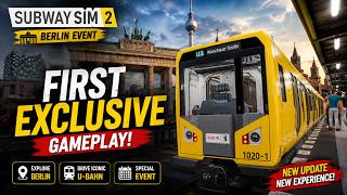 SUBWAY SIM 2: BERLIN EVENT 🚇 | FIRST EXCLUSIVE GAMEPLAY! | NEW U3 TRAIN & BERLIN MAP screenshot 3