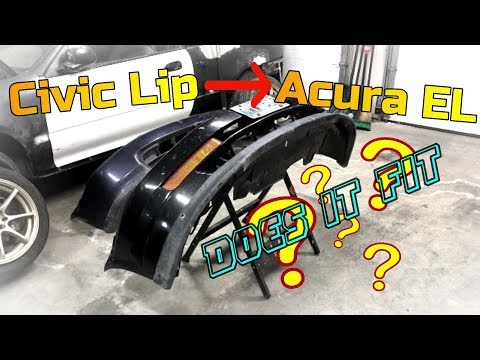 fitting-a-civic-front-lip-on-an-acura-el-/-domani-bumper