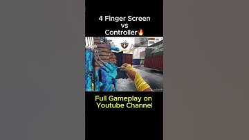 4 finger screen vs controller 1v1 4 #codm