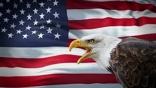 USA Anthem but with explosions and bald eagle screeches