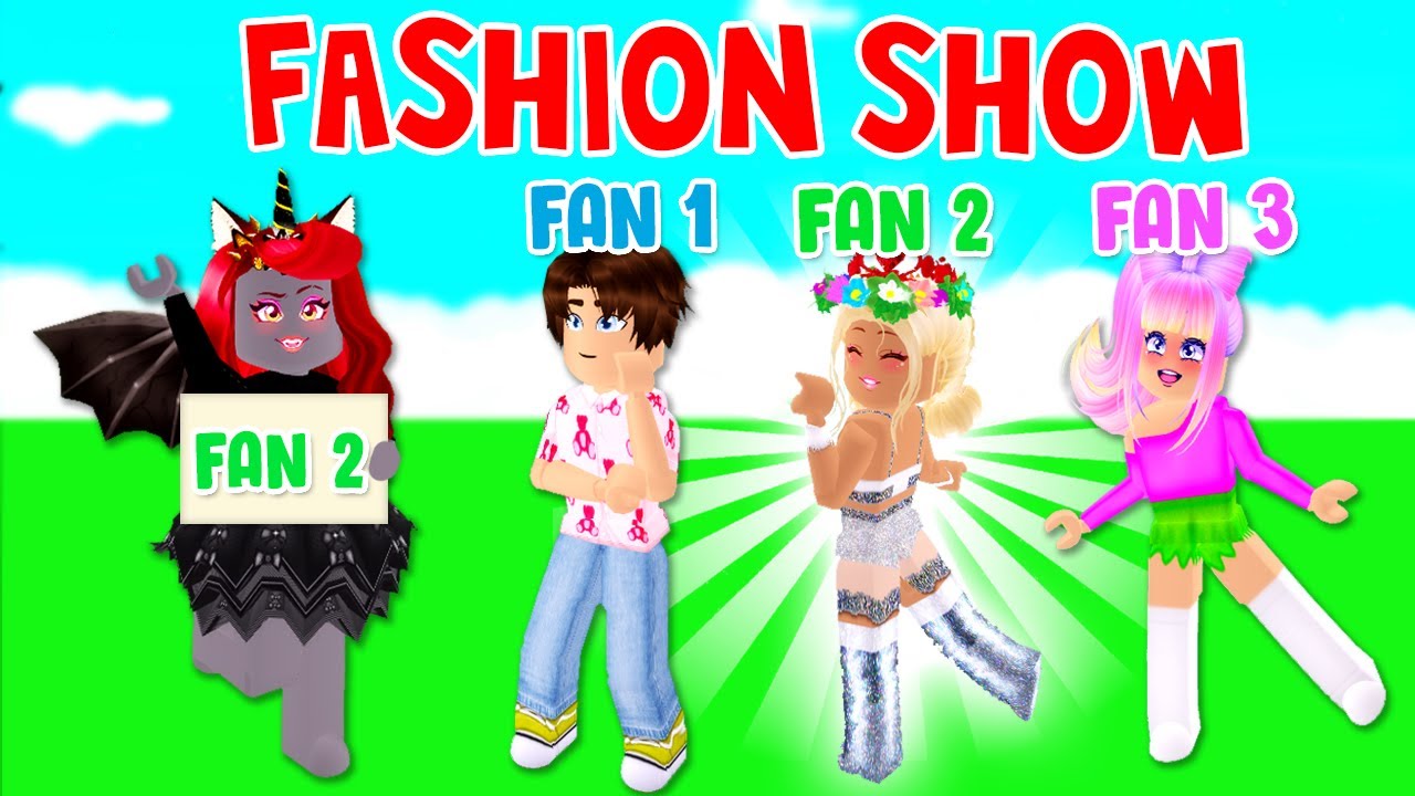 We Had A Fashion Show With Fans Winner Gets 10k Robux In Adopt Me Roblox Youtube - how to build a fashion runway roblox youtube