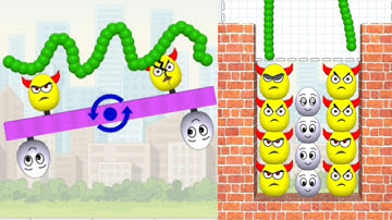 Draw To Smash Max Level 1011-1030 - Puzzle Solving Games - Android Gameplay 37