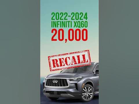 🚗 Infiniti QX60 Headlight Recall -- 20,000 Vehicles (2022-2024) - #