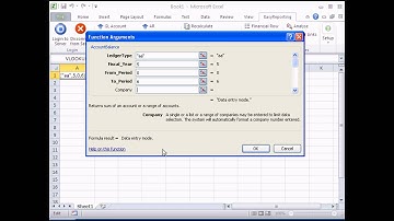 EasyReporting for JDE Account Balance Demo