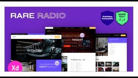 Rare Radio | Online Music Radio Station & Podcast WordPress Theme | Themeforest Templates