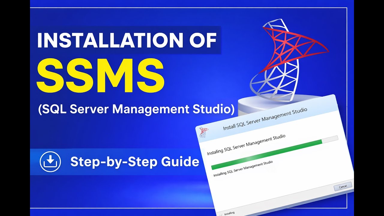 SSMS Installation : Sql Server Management Studio - YouTube