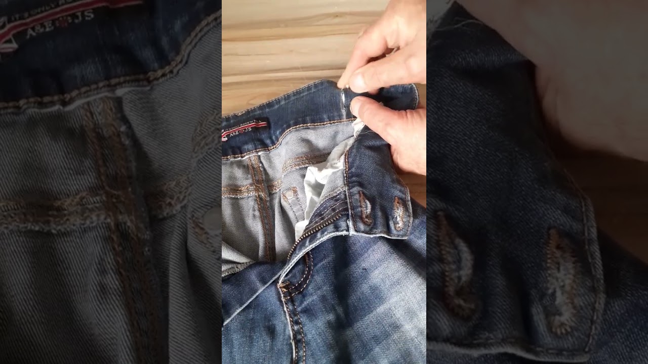 How to Tighten Jeans Waist (Easy) 