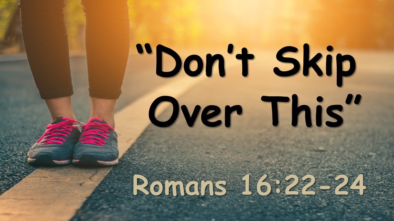 Don't Skip Over This - YouTube