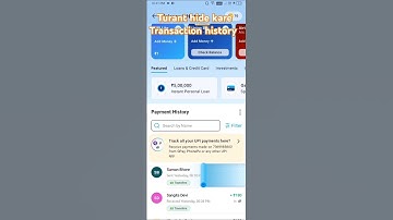 Paytm phone pay transaction history hide kaise kare statement kaise delete kare #ytshorts #trending✅