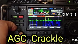 Xiegu X6200 Agc Crackle , Firmware V1.07