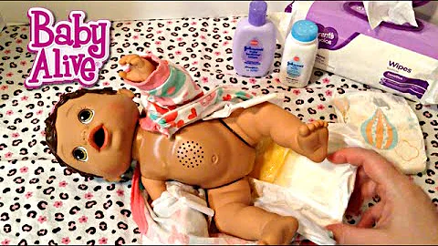 Baby Alive Changing Time Doll Olivia's Feeding and...
