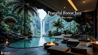 Peaceful Forest Living Room Jazz Atmosphere | Soothing Jazz With Nature Panorama For Focus & Rela... screenshot 3