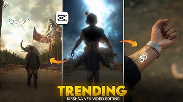 Instagram Viral Krishna VFX Reels Editing | Like editing_edition | Capcut Tutorial