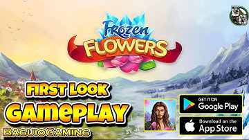 Frozen Flowers Match-3 Tale(OFFLINE) Gameplay/First Look/New Mobile Game