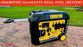 Champion 5,500W/4,000W Dual Fuel Inverter Generator with Electric Start (Generator Review)