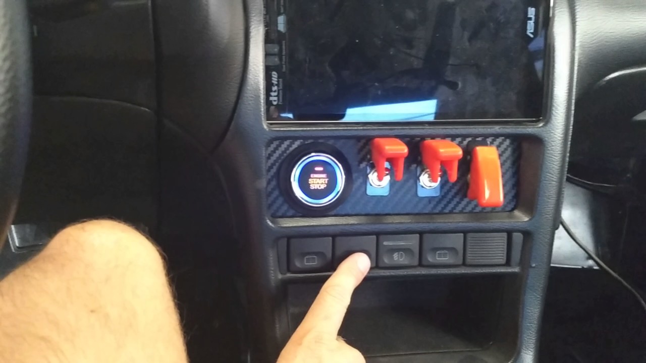 1997 Ford Probe GT Start button and electric exhaust cutout wired to